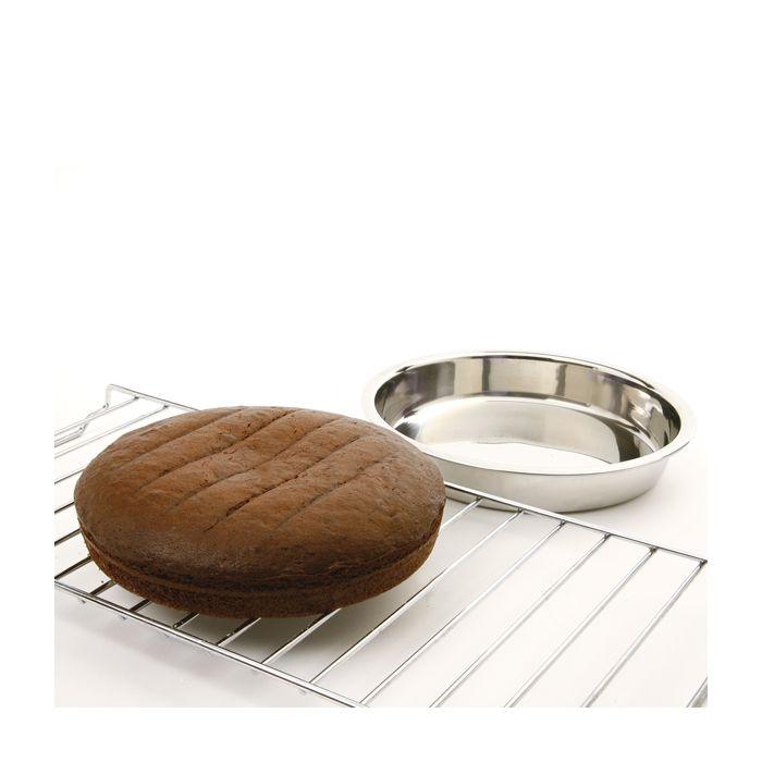 Stainless Steel Cake Pan, Round - 9"