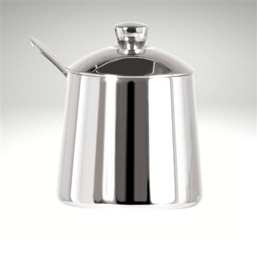 Stainless Steel Sugar Bowl w/ Spoon