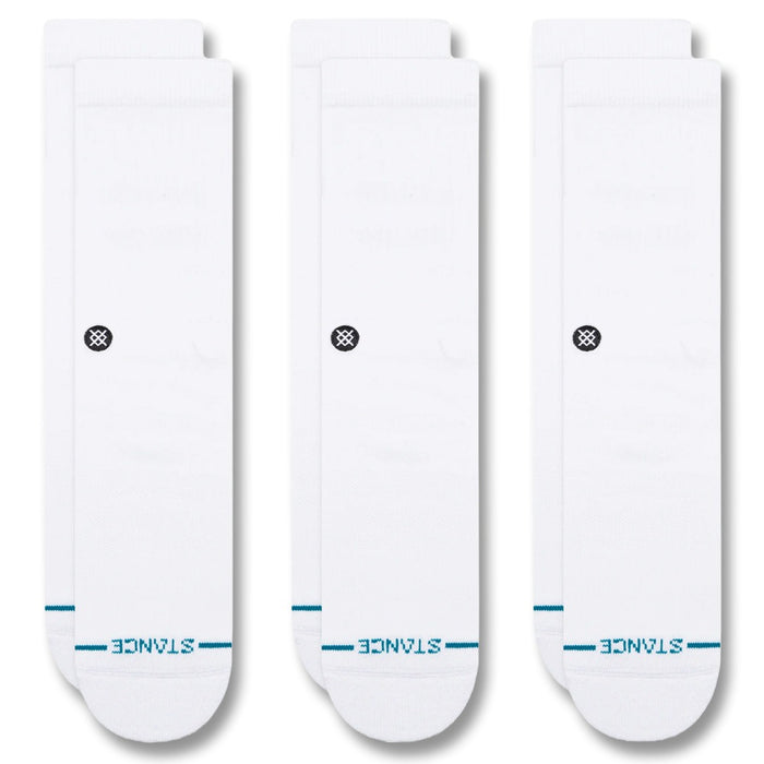 Stance Icon Crew 3 Pack Golf Socks 2024