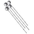 Vintage Sterling Silver Bamboo Spoon Straws, The Hour Shop