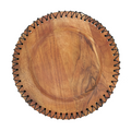 Stitched Border Wood Placemat