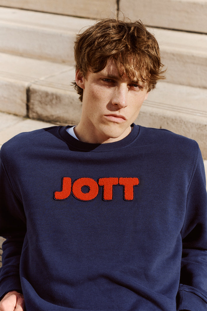 Sweat brodé mixte Marine Sancy