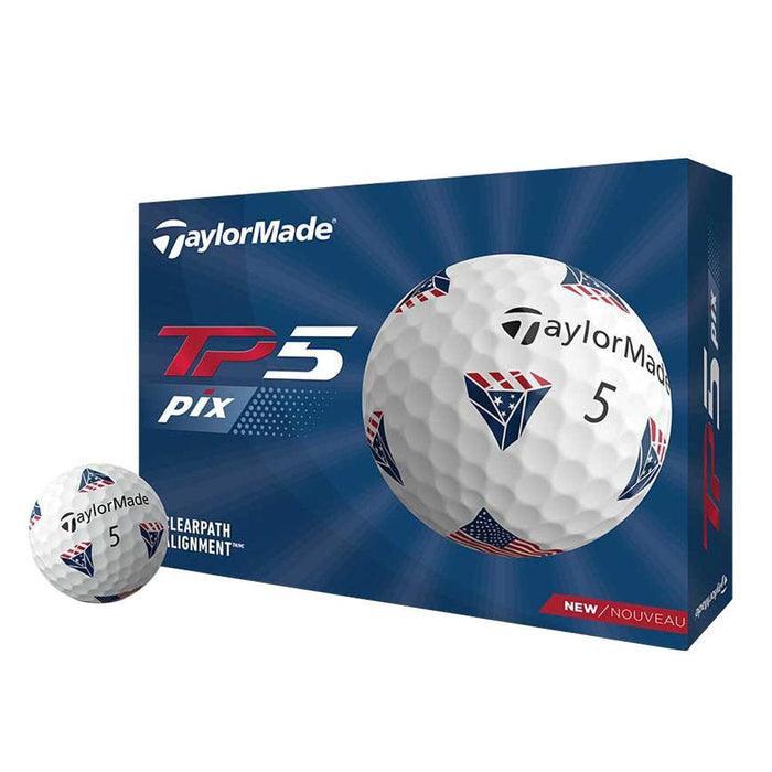 TaylorMade TP5 Pix USA Golf Balls (Prior Generation)