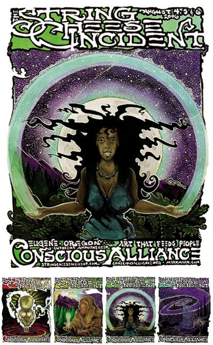 The String Cheese Incident Redmond / Eugene - 2006 (4 Panel)