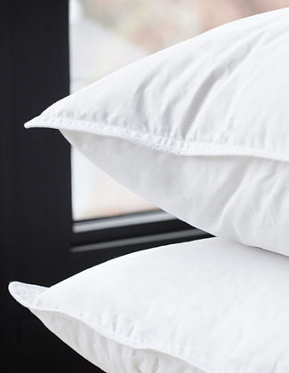 Tortosa 233TC White Goose Down Pillow, view 2 - Mattress Miracle Brantford