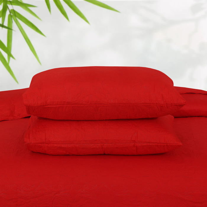 Ultrasonic Quilted Bedspread 3 PCS Design  123 - Nishat Creative Store