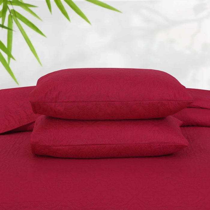 Ultrasonic Quilted Bedspread 3 PCS Design  127 - Nishat Creative Store