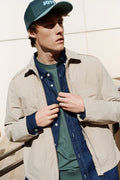 Veste légère col chemise Beige Guy