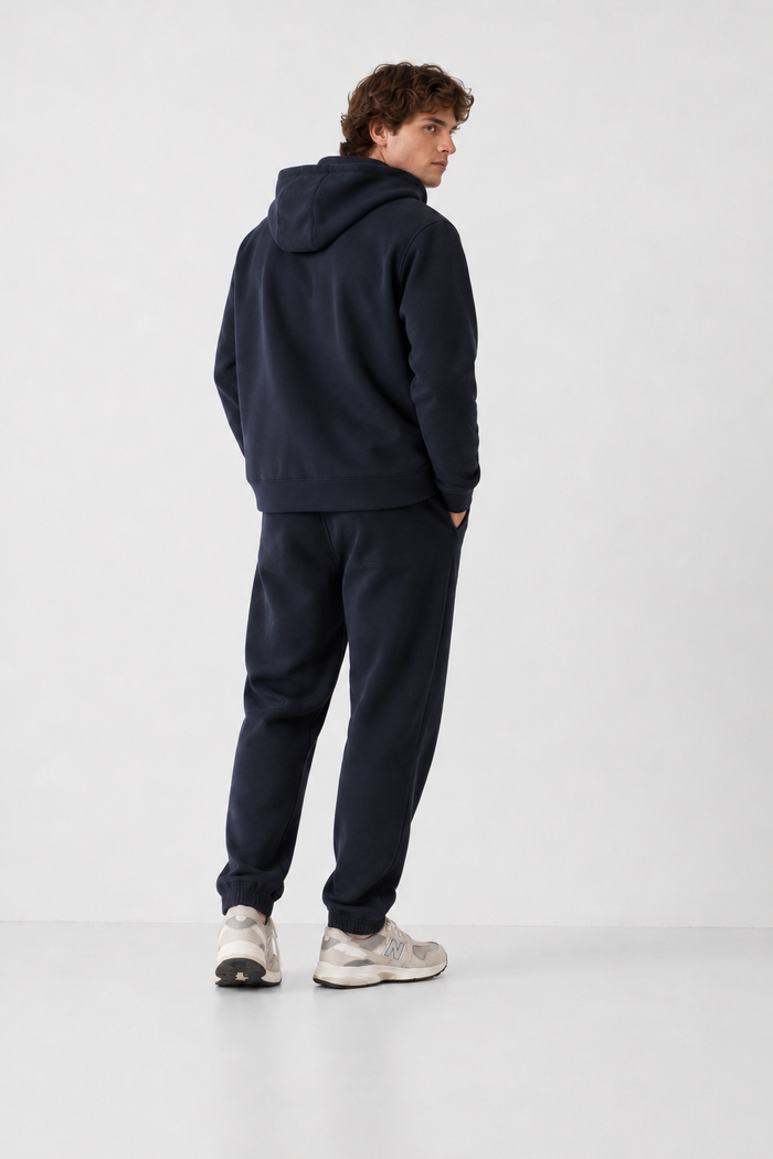 Veste zippée oversize à capuche Bleu nuit Vahe