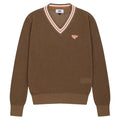 WAAC Mesh V-Neck Golf Sweater Light Brown - FW24 Women