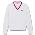 WAAC Mesh V-Neck Golf Sweater White - FW24 Women