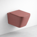 Solid Wall Hung WC Matt Pink - Pink Wall Hung Toilet Pakistan - Aqua Bath