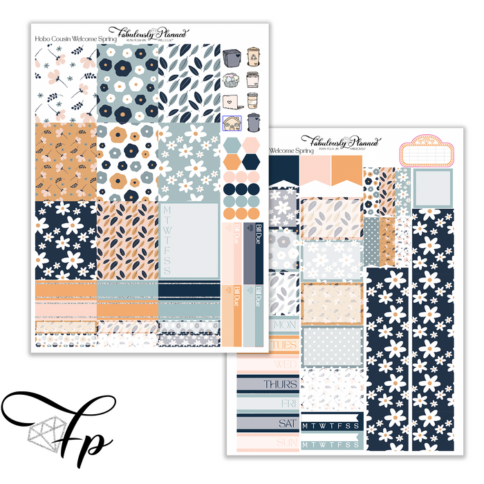 Welcome Spring - Hobonichi Cousin Kit