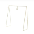 White Swing Style Display Stand for Mini Pics or Charms