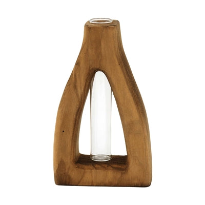 Wood Stem Vase